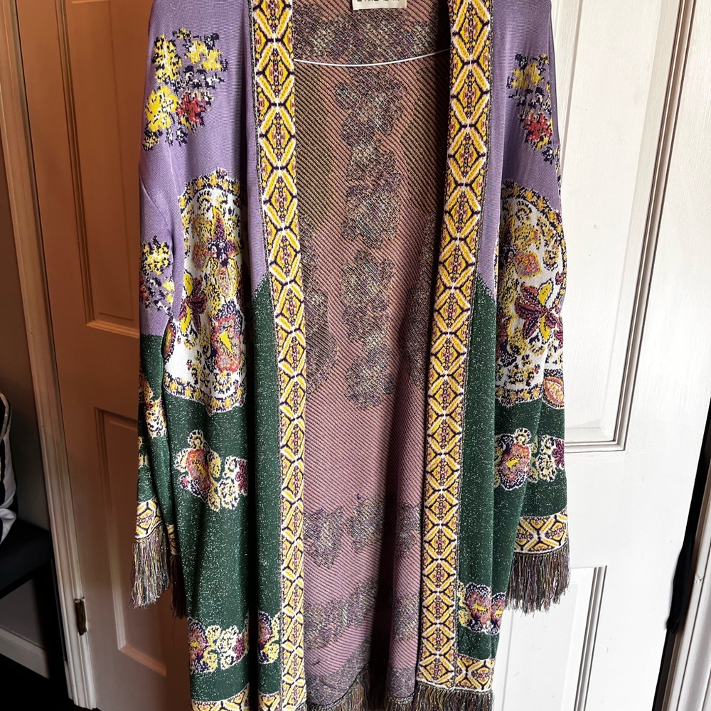 Etro Fringe Cardigan